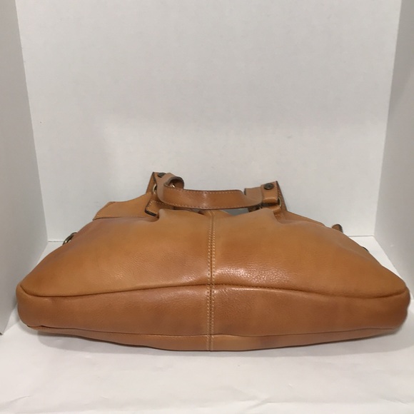 Patricia Nash Large Tan Leather Shoulder Crossbody - Picture 11 of 16